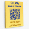 Tabliczka z kodem QR do łączenia się z WIFI