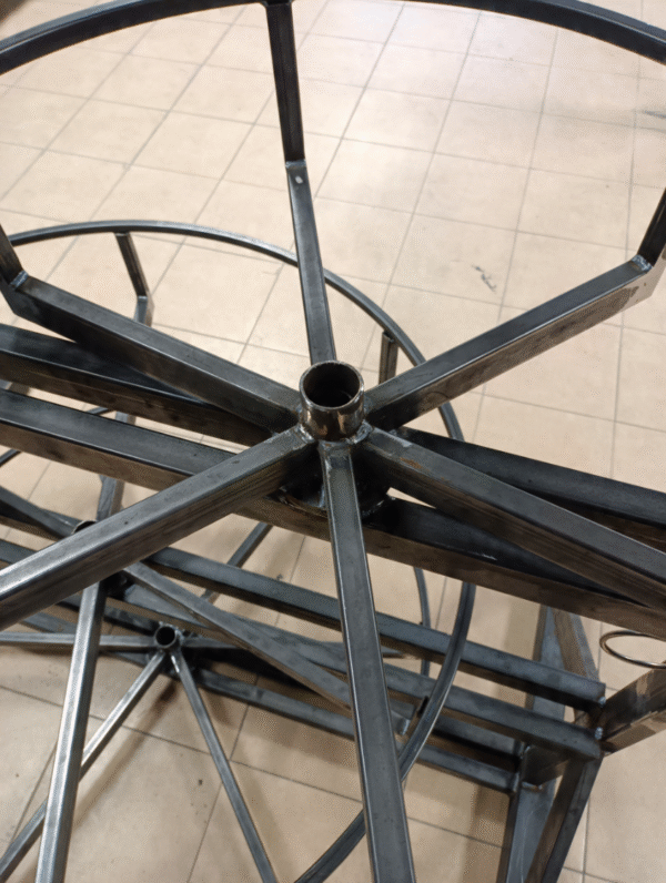 Stojak Regał na węże Hydrauliczne Obrotowe półki