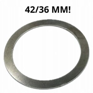 Podkładka ze stali nierdzewnej 36/42mm grubość 0.75mm