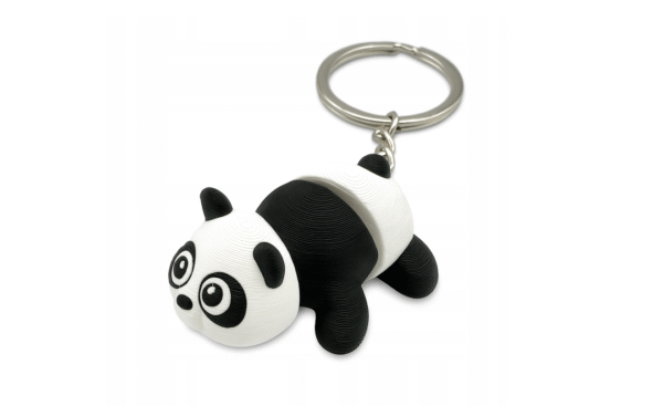 Brelok flexi Ruchoma zawieszka do kluczy - Miś Panda