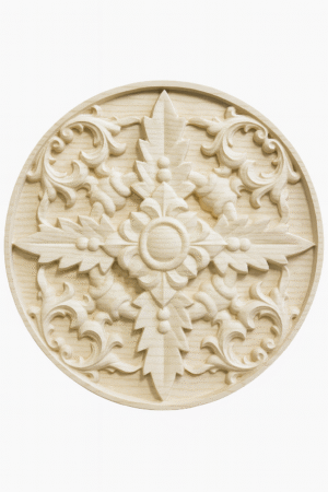 Ornament Ozdoba drewniana Dekoracja fi24cm