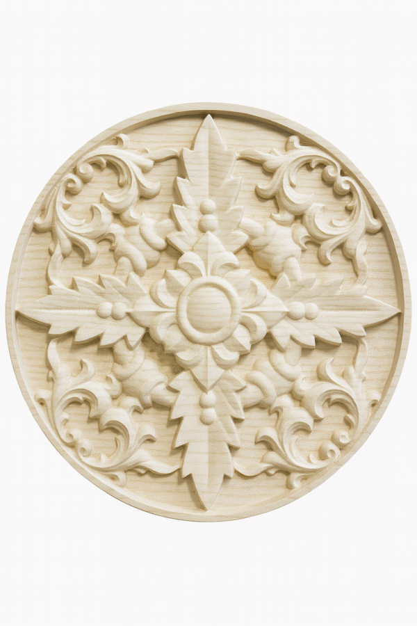 Ornament Ozdoba drewniana Dekoracja fi24cm