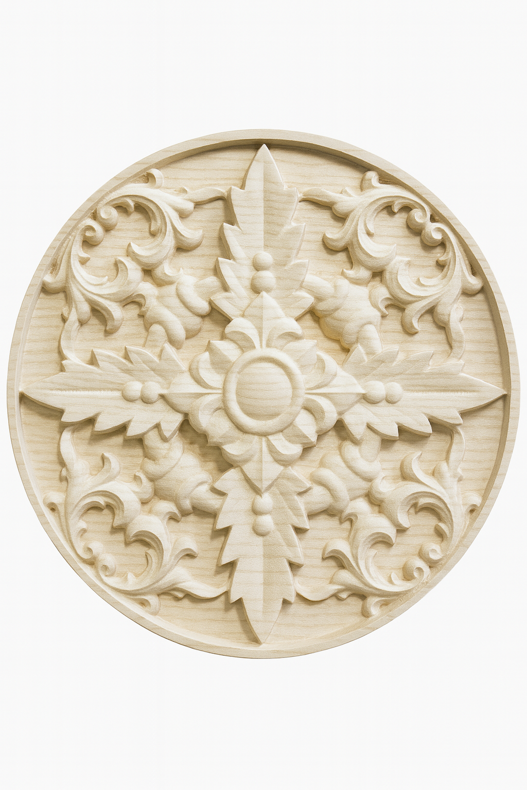 Ornament Ozdoba drewniana Dekoracja fi24cm