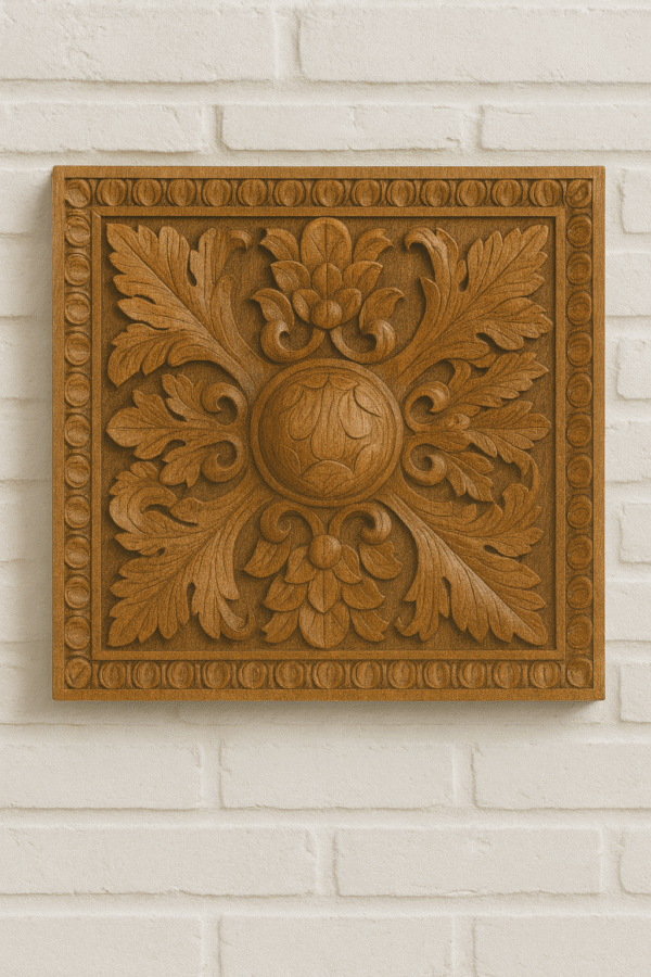 Ornament Ozdoba drewniana Dekoracja 30x30cm