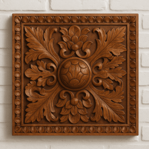 Ornament Ozdoba drewniana Dekoracja 30x30cm