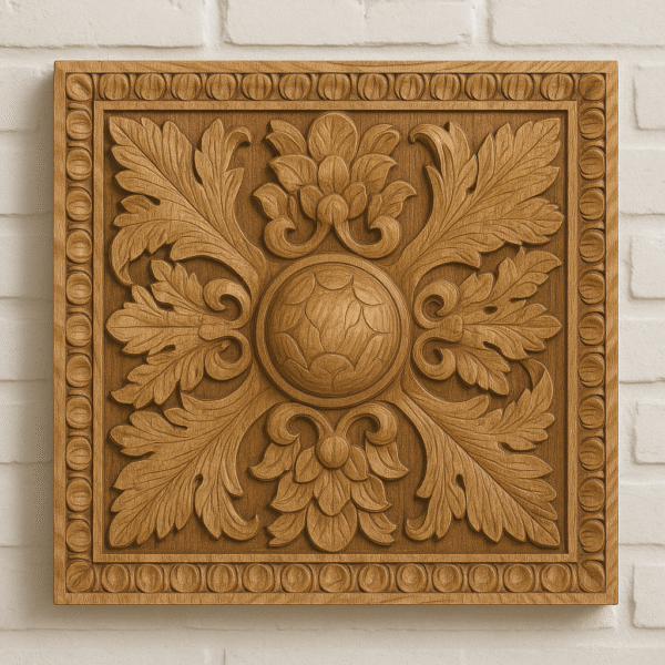 Ornament Ozdoba drewniana Dekoracja 30x30cm