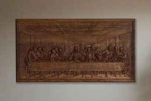 Relief Ostatnia Wieczerza Obraz 3D Płaskorzeźba