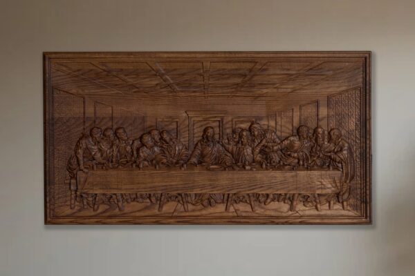 Relief Ostatnia Wieczerza Obraz 3D Płaskorzeźba